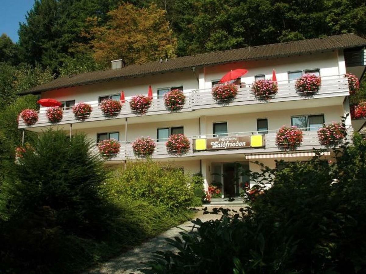 Pension Waldfrieden Oberharmersbach Buitenkant foto
